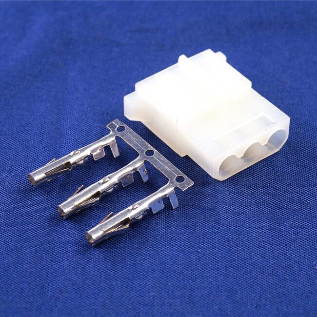 3-pin Molex connector, female