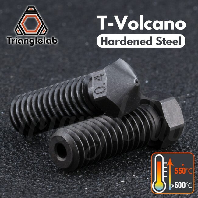 Nozzle 0,4mm Volcano, Hardened Steel, Trianglelab