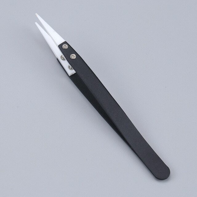 Tweezers with ceramic tip