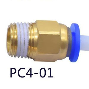 PC4-01 pneumatic connector for hotend