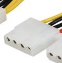 4-pin Molex connector, male