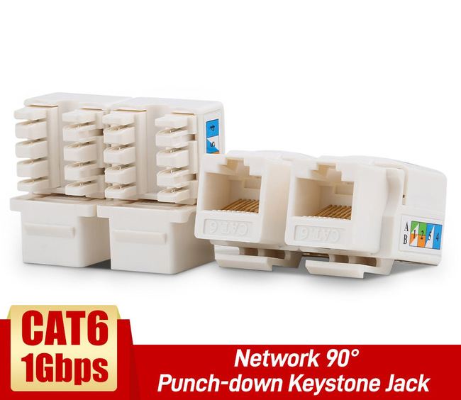 RJ45 LAN connector CAT6 Keystone Jack