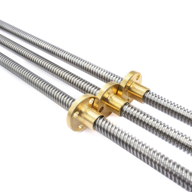 T8 Lead Screw Threaded Rod 600mm with Nut